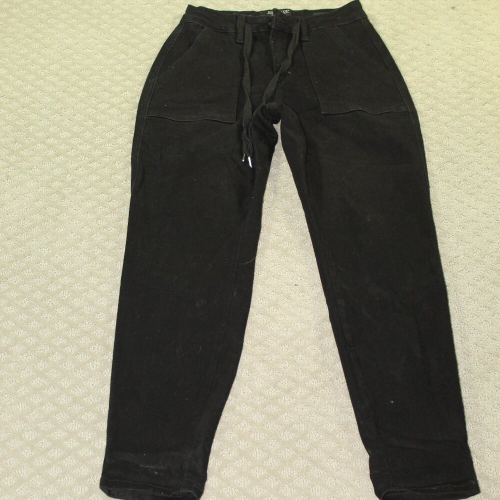 Judy Blue Size 1 / 25 Jogger Black Drawstring Jeans